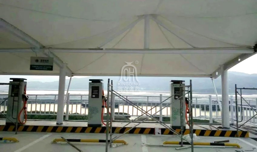 寧德高速云淡服務區充電樁停車棚